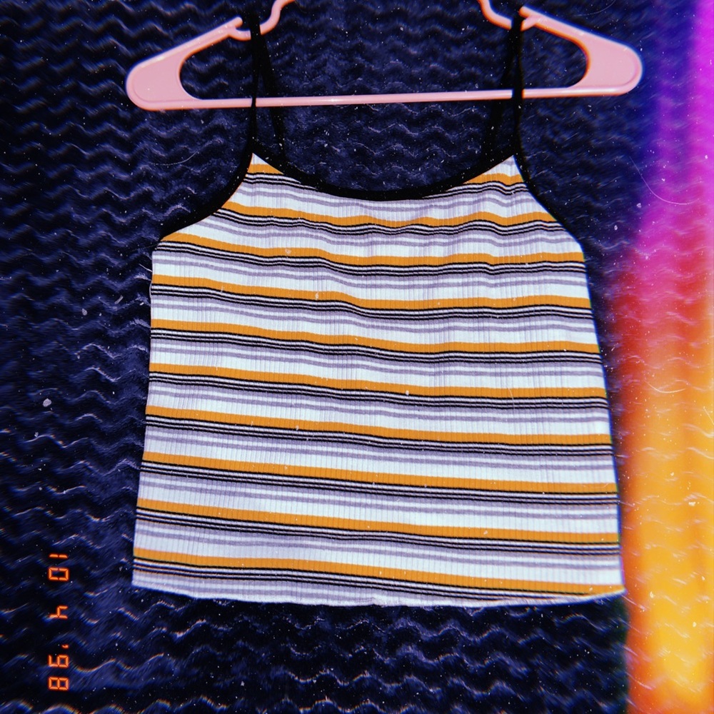 stripped. Tank top
